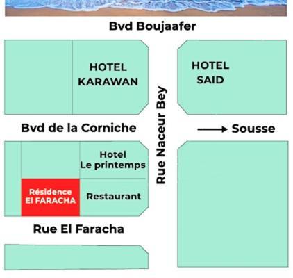Residence Elfaracha Sousse Eksteriør bilde